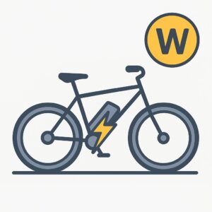 Waty w rowerze elektrycznym
